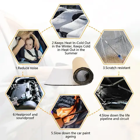 8 best sales car sound proof - №5