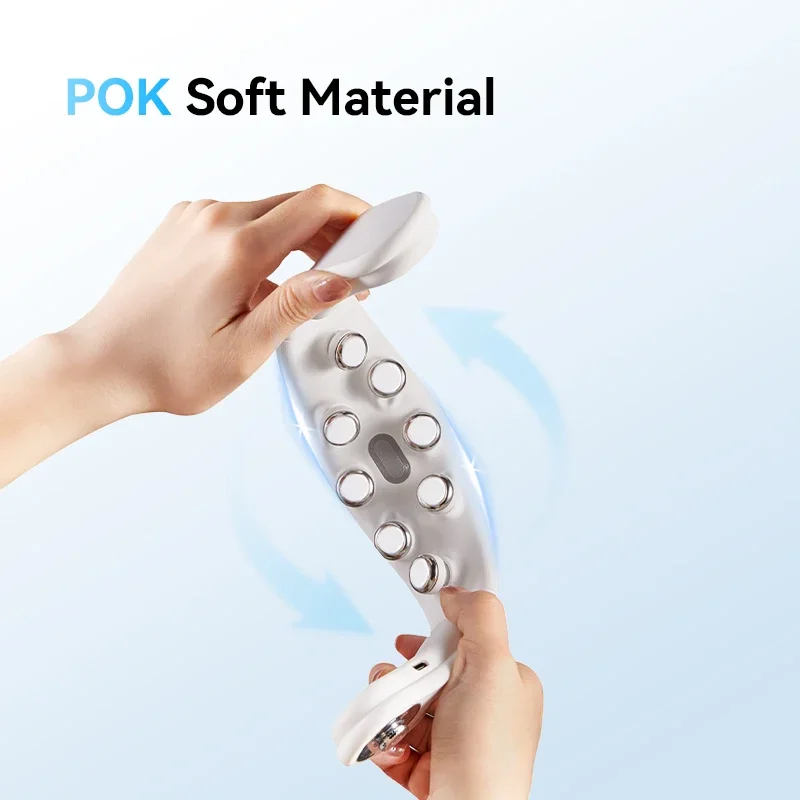 جهاز تدليك الرقبة الصوتي الذكي من المصنع مع اهتزاز نبض الحرارة وإضاءة LED لتخفيف الرقبة المنزلية والشحن السريع #4