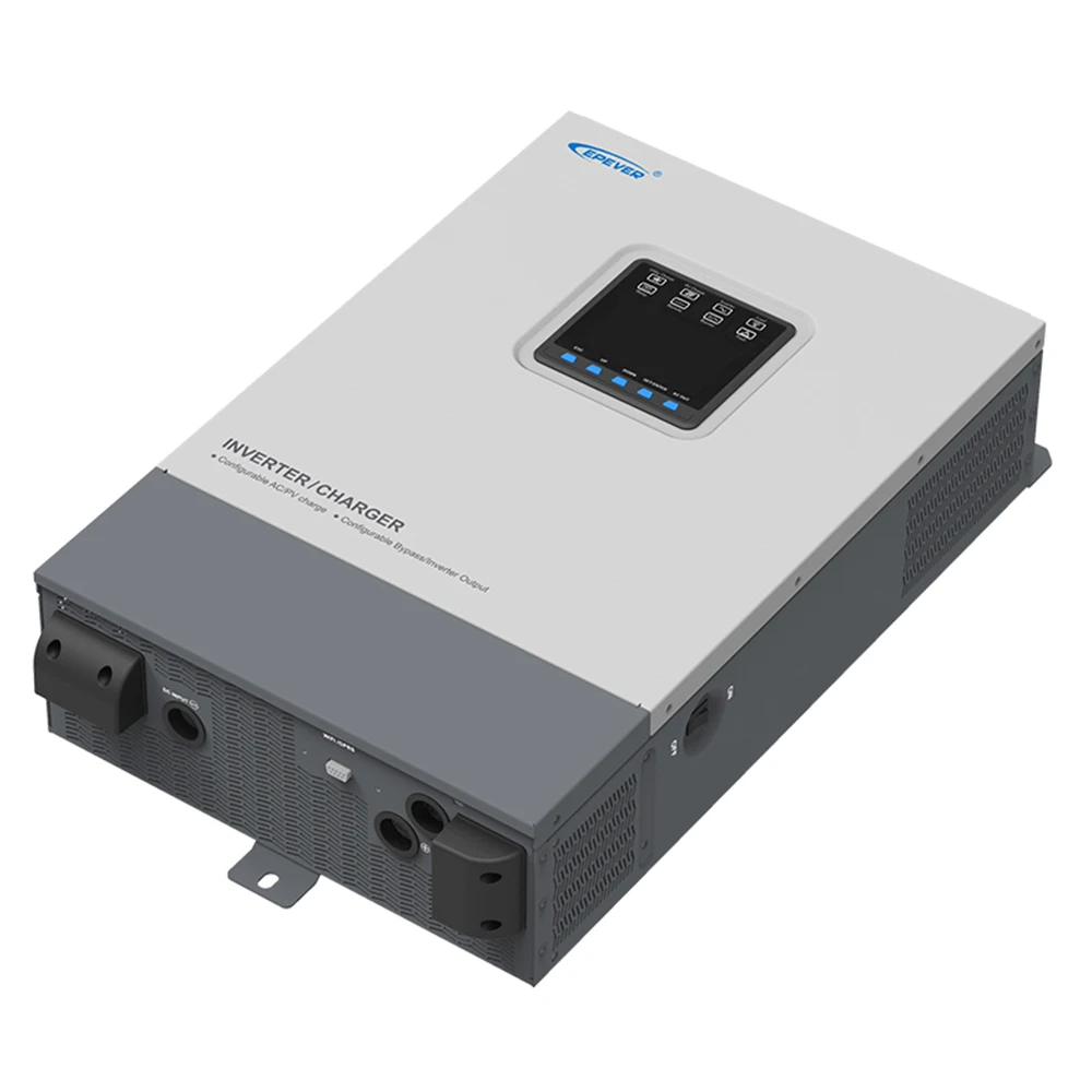 EPEVER UP3000-HM5041(RTU) 3000 واط عاكس موجة جيبية نقية 48VDC كفاءة تتبع عالية لشاحن عاكس MPPT