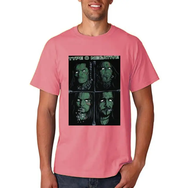 TYPE O NEGATIVE NEGAMEISTOUR CONCERT TOUR BLACK T SHIRT PETER STEELE Novelty Cool Tops Men Short Sleeve T shirt