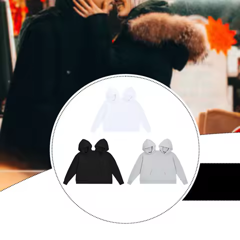 Couple Hoodie Spring Autumn Funny Matching Sweatshirts for Casual Sofa