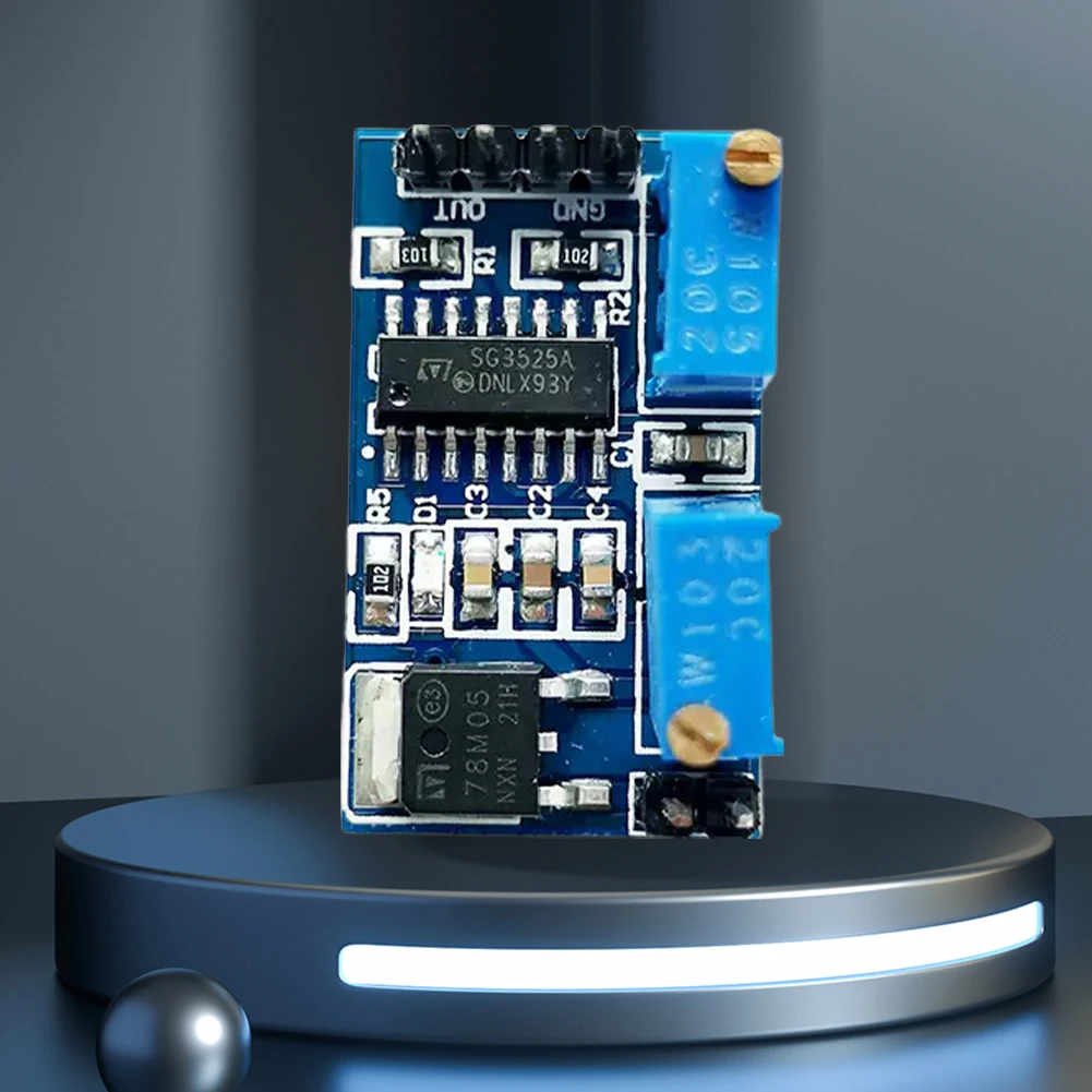 SG3525 PWM 컨트롤러 모듈 조정 가능한 주파수 200HZ-100KHZ PWM 레귤레이터 모듈 DIY 전자용 8V-12V 전원 표시기