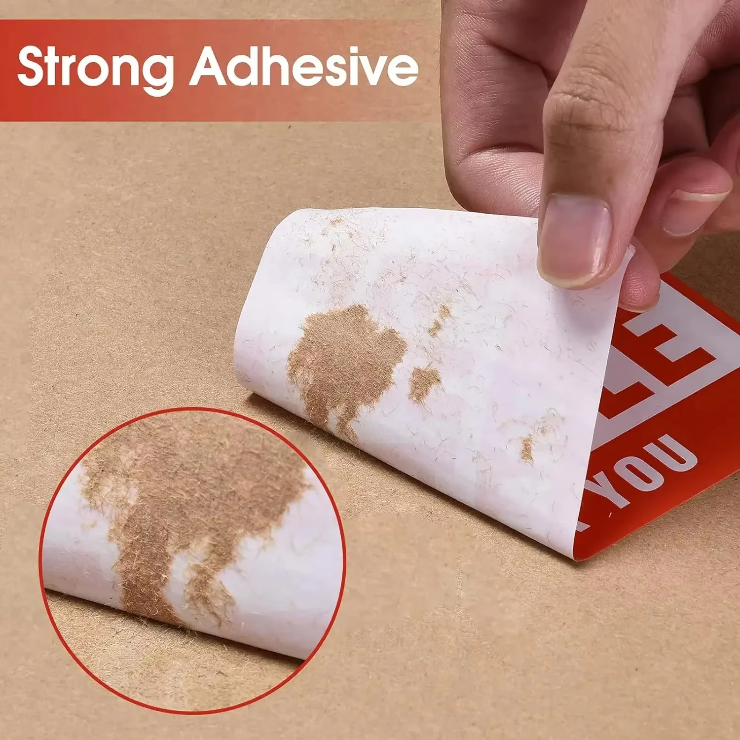 Fragile Stickers Permanent Adhesive 3x2 Inch - 1000 Packing Warning Labels 2 Rolls Handle with Care