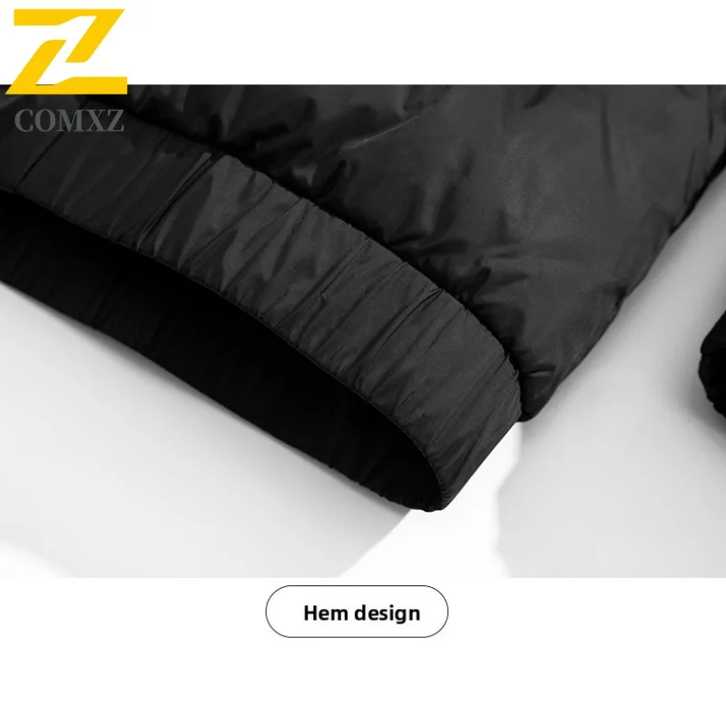 COMXZ Down Jacket High Quality Versatile Lightweight Warm Skiing Puffer Jacket Travel Minimalist Winter Jacket Men's Clothing