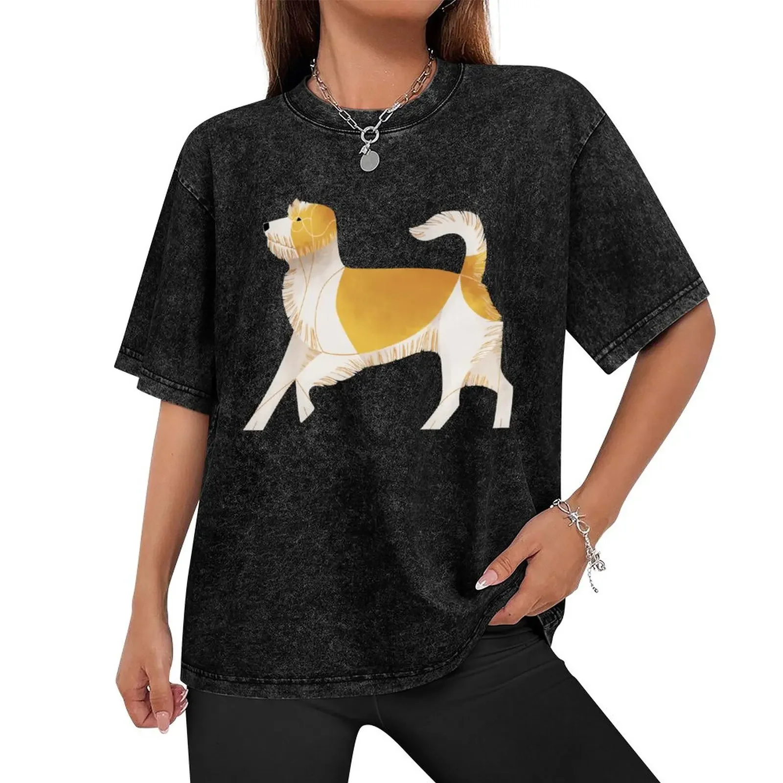 Year of the Dog - Kromfohrl?nder T-Shirt plus size clothes korean fashion t shirts for men