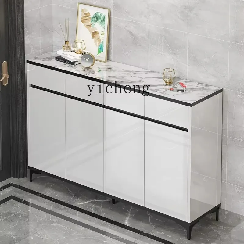 GZ-2 Paint Shoe Cabinet Entry Door Hall  Light Luxury Balcony Storage
