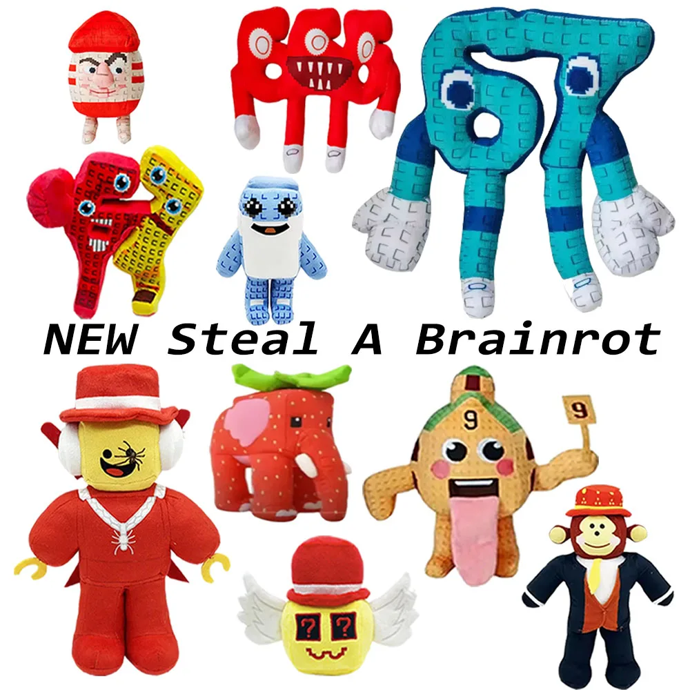 25 سنتيمتر سرقة الدماغ سامي جانديل الساخن لعبة رقم 9 منزل أفخم دمية أنيمي الأجهزة الطرفية لعبة لطيف Chuy Peluche للأطفال Xmax هدية #1