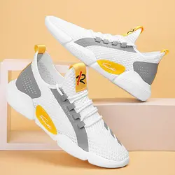 2023 Men's Lightweight Running Shoes Summer Ultra-light Breathable Sneakers Zapatos De Mujer Walking Shoes Boys Sneakers