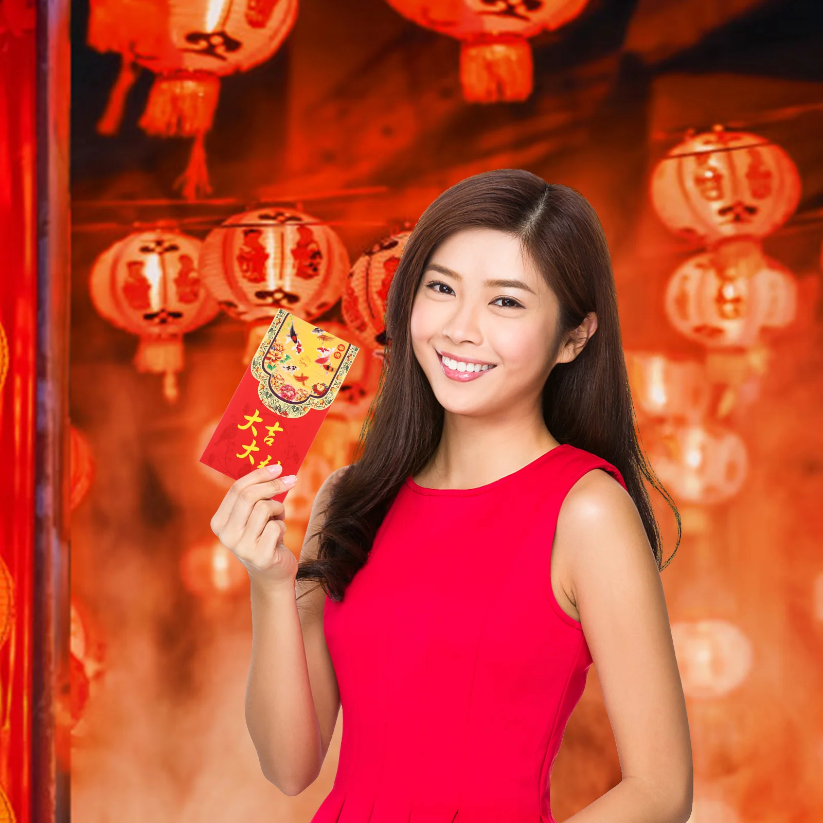 

40pcs Red Envelope Packets High Grade Pearl Paper New Year Money Bag Ox Year Spring Festival Gift Chinese Style