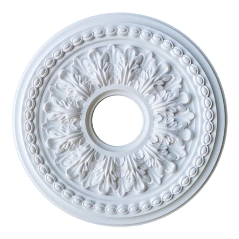 

A25F-потолочный вентилятор, крышка лампы, круглая декоративная домашняя потолочная панель из искусственной кожи, простая установка, дизайн формы потолка