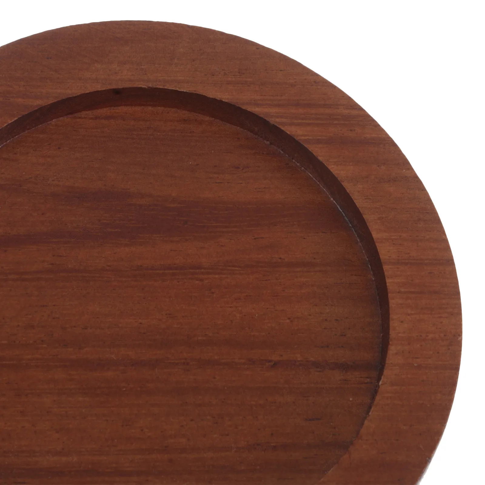 Sauce Bottle Base Wood Round Display Stand Decorative Serving Platter Grinder Holder Manual Coffee Bean Tray Pepper Mill Rest