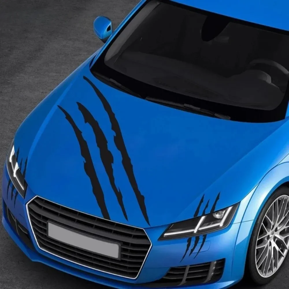

Auto Car Sticker Reflective Monster Claw Marks Scratch Stripe Auto Headlight Decal Dinosaur Raptor Paw Marks Car Accessories
