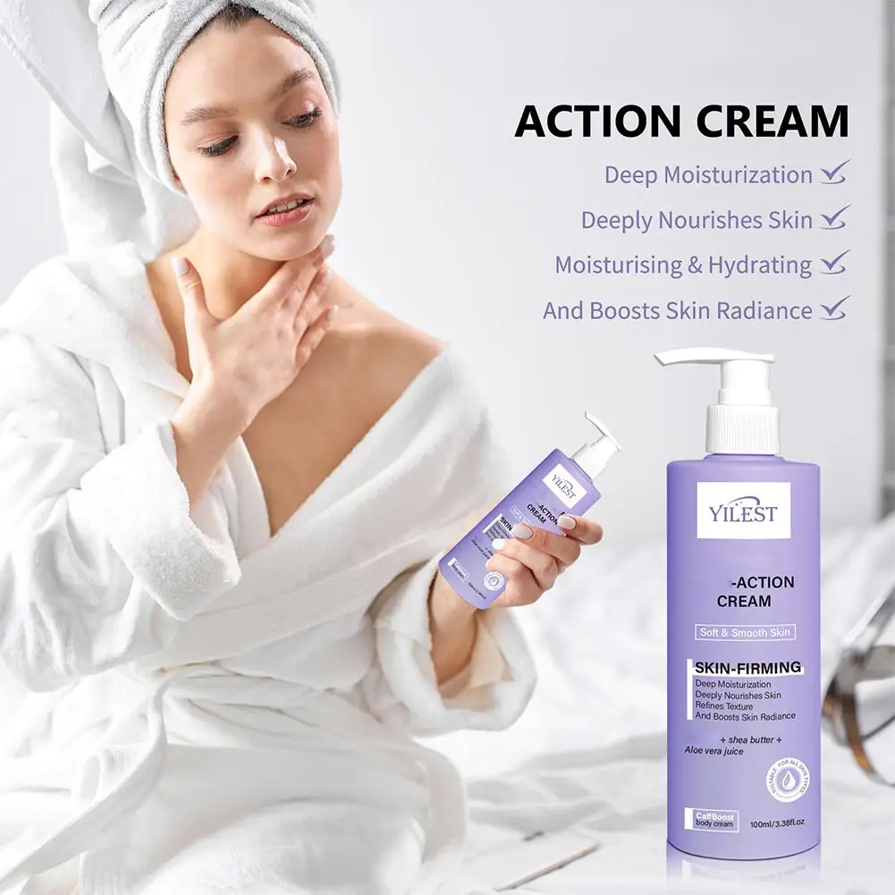 Körperrevitalisierende Creme Hautstraffende und straffende Körpergelcreme Hyaluronsäure und Vitamin C für alle Hauttypen Großes Preis-Leistungs-Verhältnis S K6T8