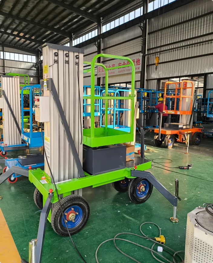 Electric Lifting Platform 6m 8m 12m Aluminum Elevating Work Platform up And down 8-12m Electrical Height Reach