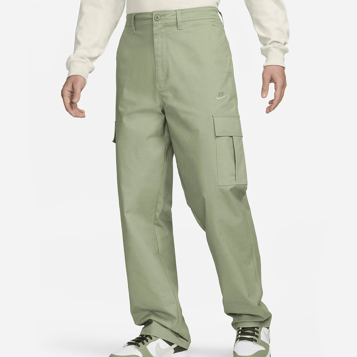 

Официальные мужские тканые повседневные прямые брюки-карго Nike 2024, FZ5766-386