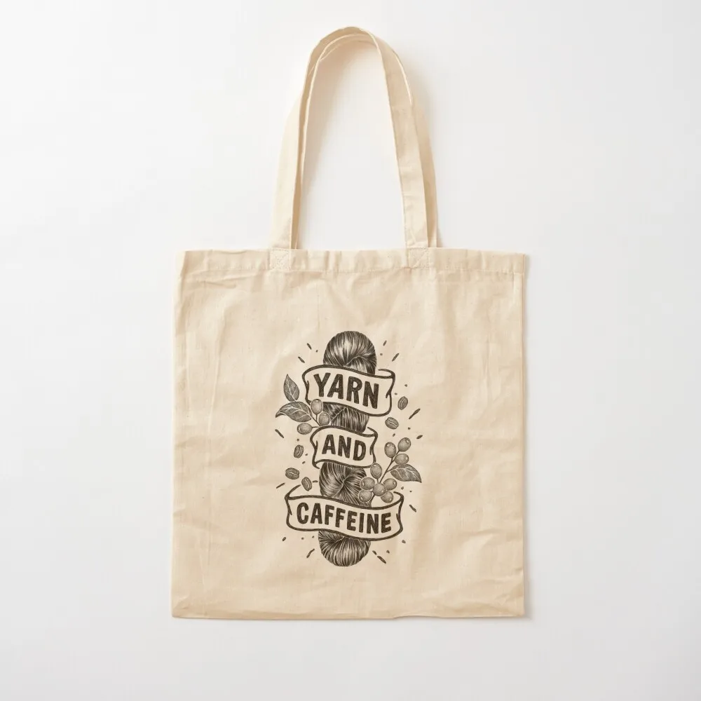 Yarn And Caffeine Tote Bag