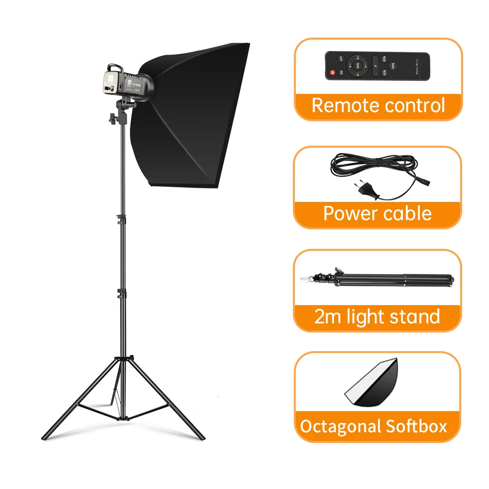 100W Photography LED Video Light  Daylight-Balanced Sun Lamp for Portrait Flash Studio Accessories Youtube Live