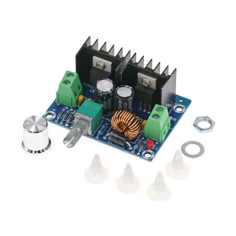 XH-M401 DC-DC Buck Converter Module 4-40V to 1.25-36V 8A 200W Adjustable Step-Down Power Supply PWM Voltage Regulator Board
