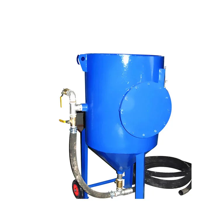 High Pressure Portable Sandblaster Machine with Air Compressor Connection Metal Rust Removal and Concrete Cleaning Customized
