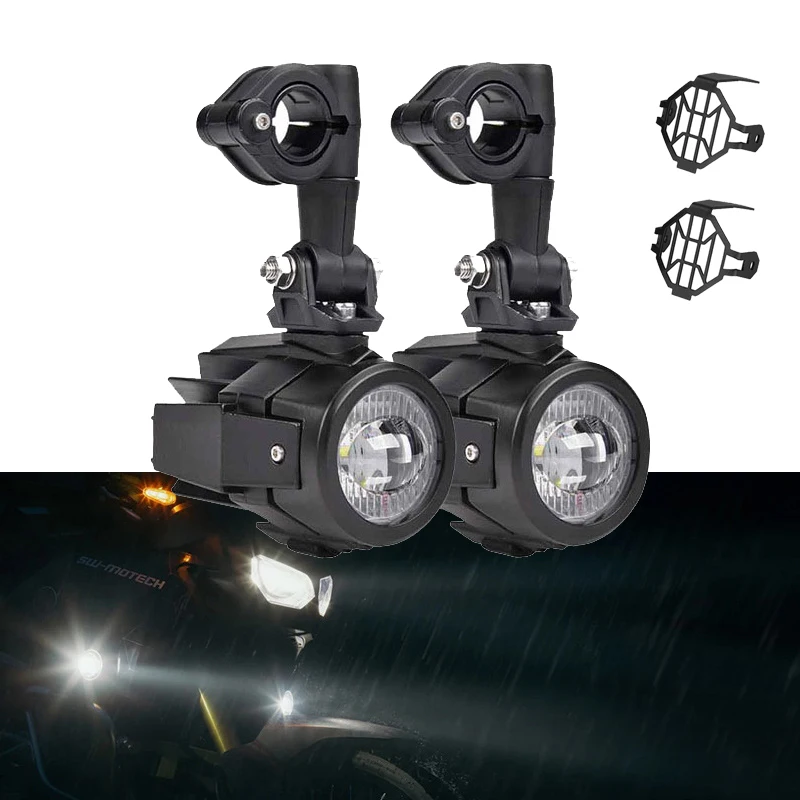 

Модернизация фар мотоцикла, противотуманные фары, светодиодные вспомогательные фары дальнего света, прожектор, двухцветная фара, фара Farol Moto, противотуманная фара