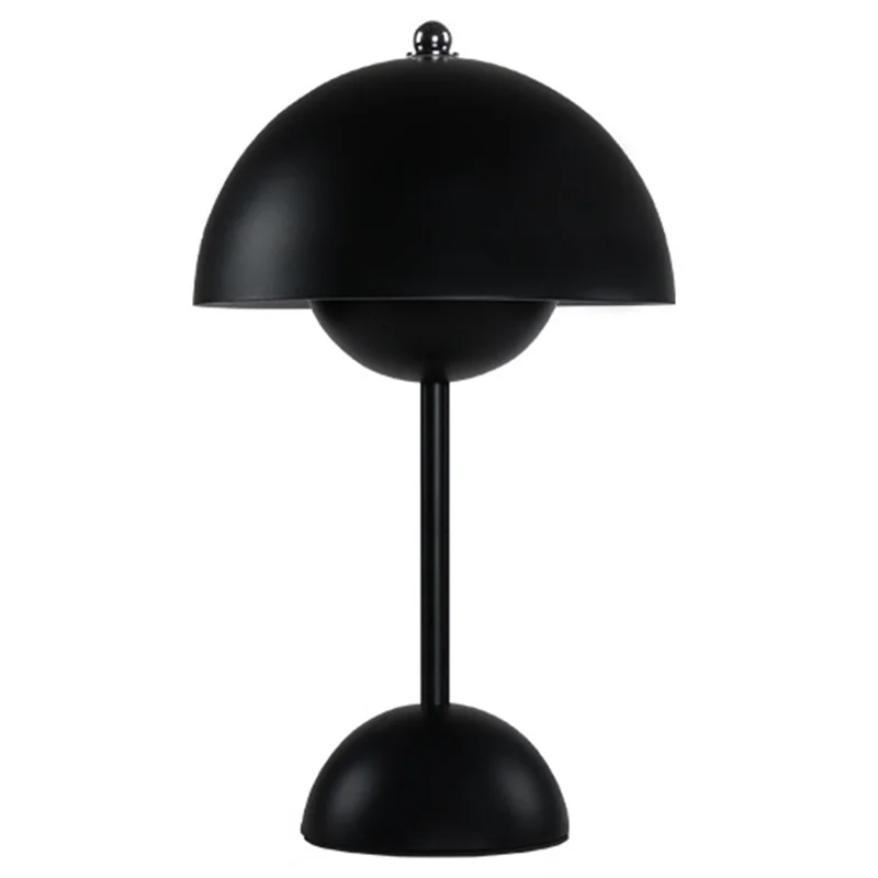 Lámpara de mesa LED con Interruptor táctil superior, recargable, diseño de setas y capullos de flores, decoración para sala de estar, escritorio, mesita de noche, ABXK