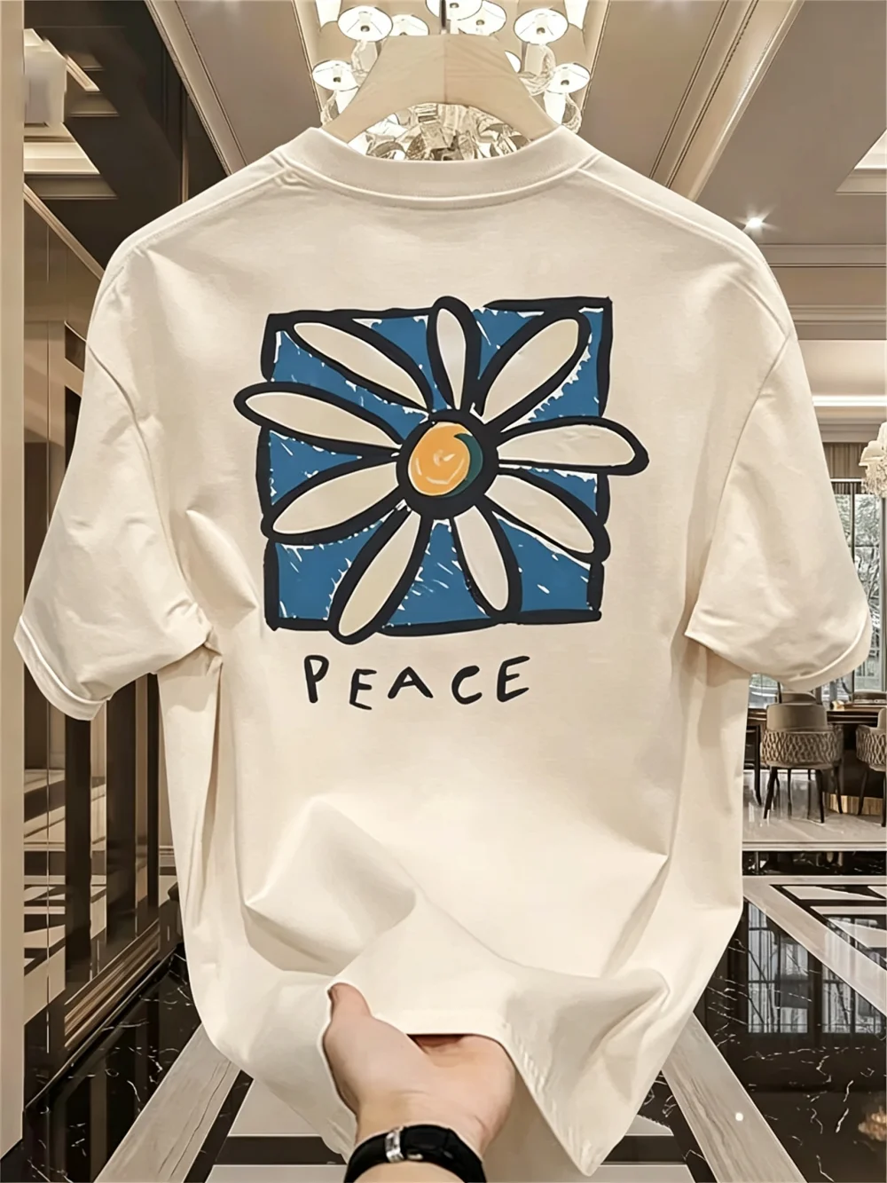 2026 Sommer Herren Heavyweight Kurzarm-T-Shirt im japanischen & koreanischen Streetwear-Stil, maschinenwaschbar, voller Vintage-Charme, Top – Detail 3