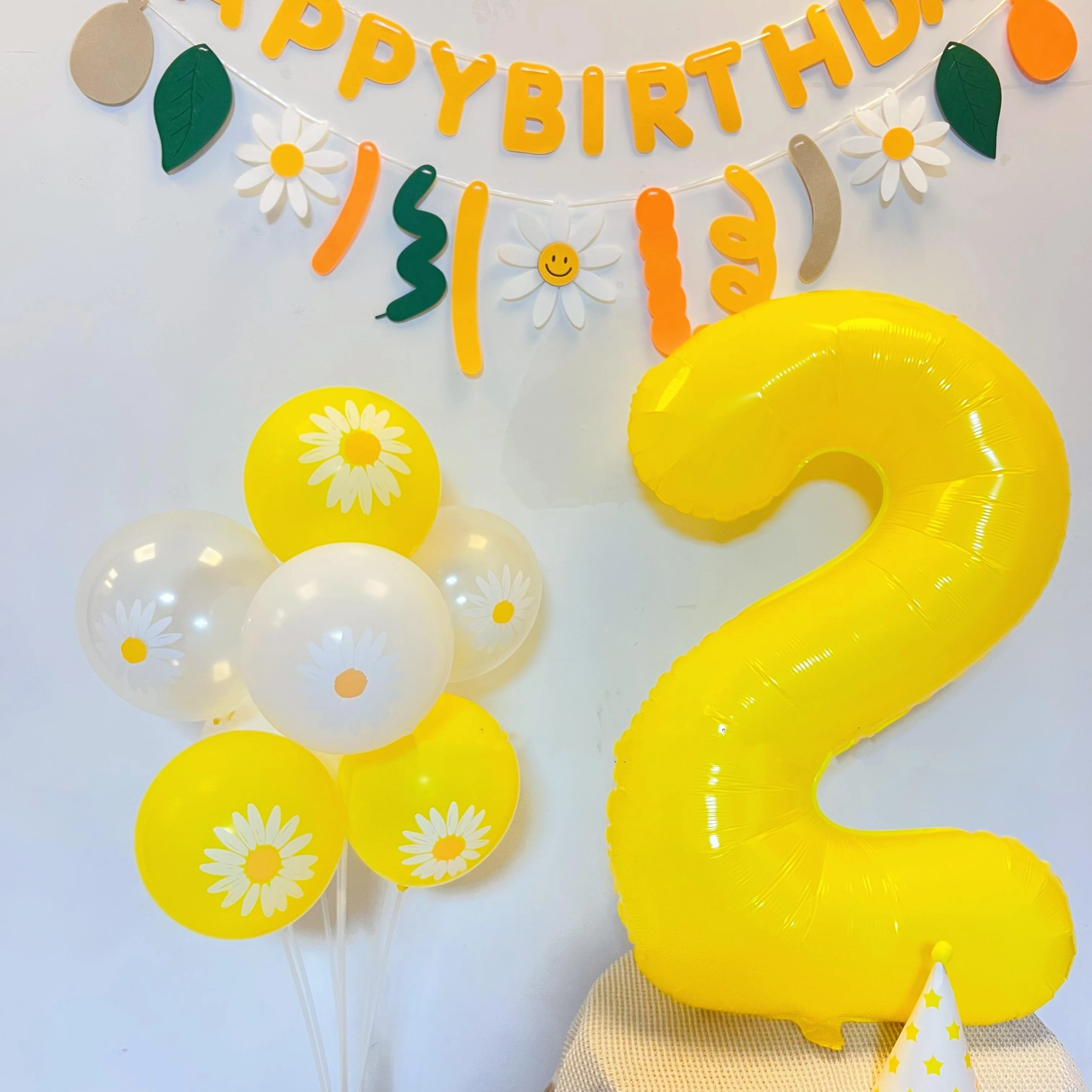 40inchYellow Number Theme Balloon 1 2 3 4 5 6 7 8 9 0 Baby Happy Birthday Party Balloons Duck Yellow Ballon Days Helium ball