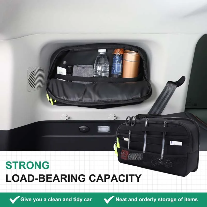 

Multifunctional Car Trunk Storage Bag for Chery ICAR 03 Jaeco J6 2024 Oxford Cloth Suction Cup Installation Auto Accessories