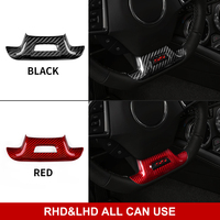 Real Hard Carbon Fiber For Chevrolet Camaro 2016 2017 2018 2019 2020 2021 2022 Accessories Interior Car Steering Wheel Sticker
