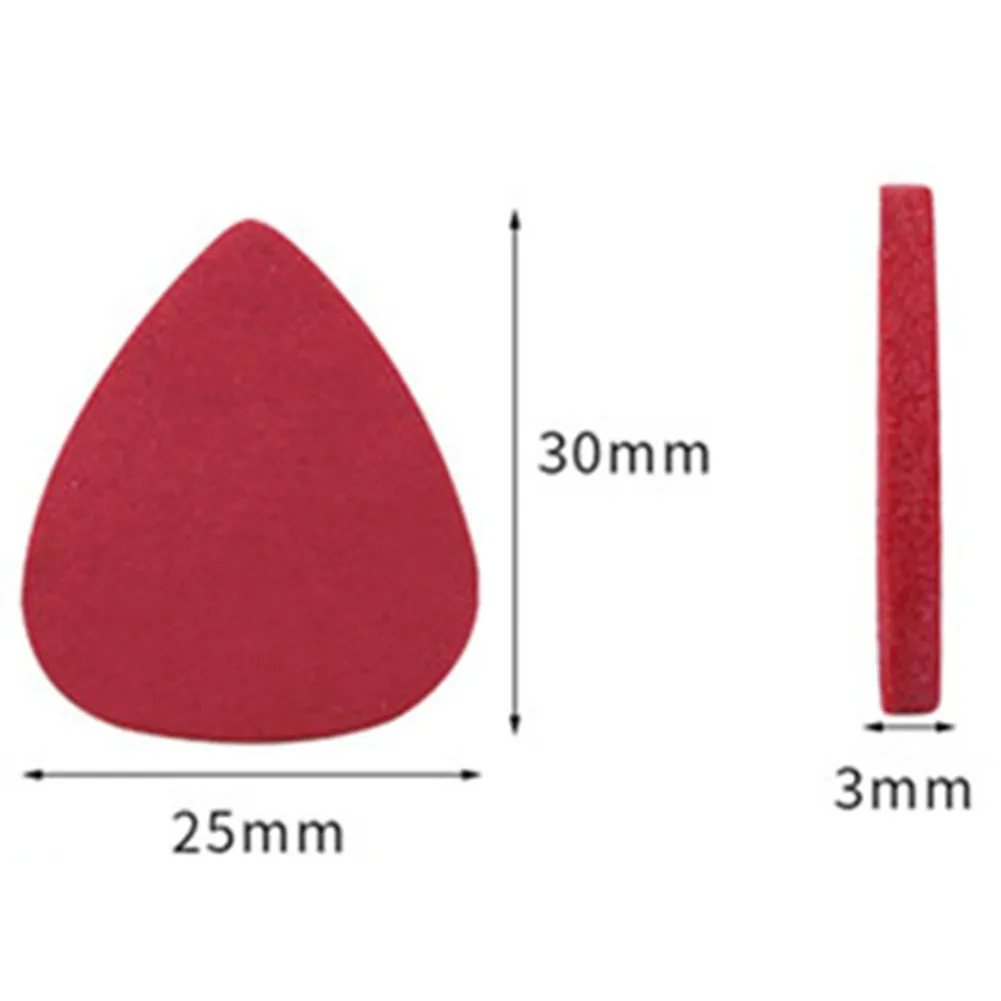 

Paddle Ukulele Felt Picks Professional 30mm*25mm 3mm Thick 5pcs Accessories Kit Performances Soft Stage Useful