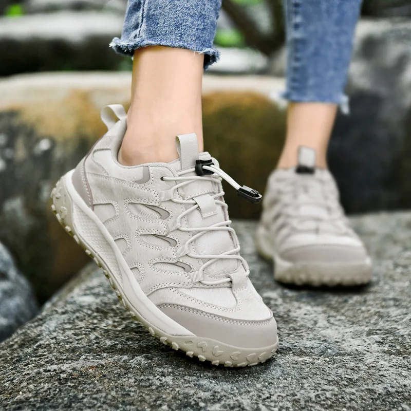 

Ladies' Hiking Shoes, Outdoor Camping Sports, Lace Free Lightweight Casual Sports Shoes Anti Slip Men's and Women's Hiking Shoes