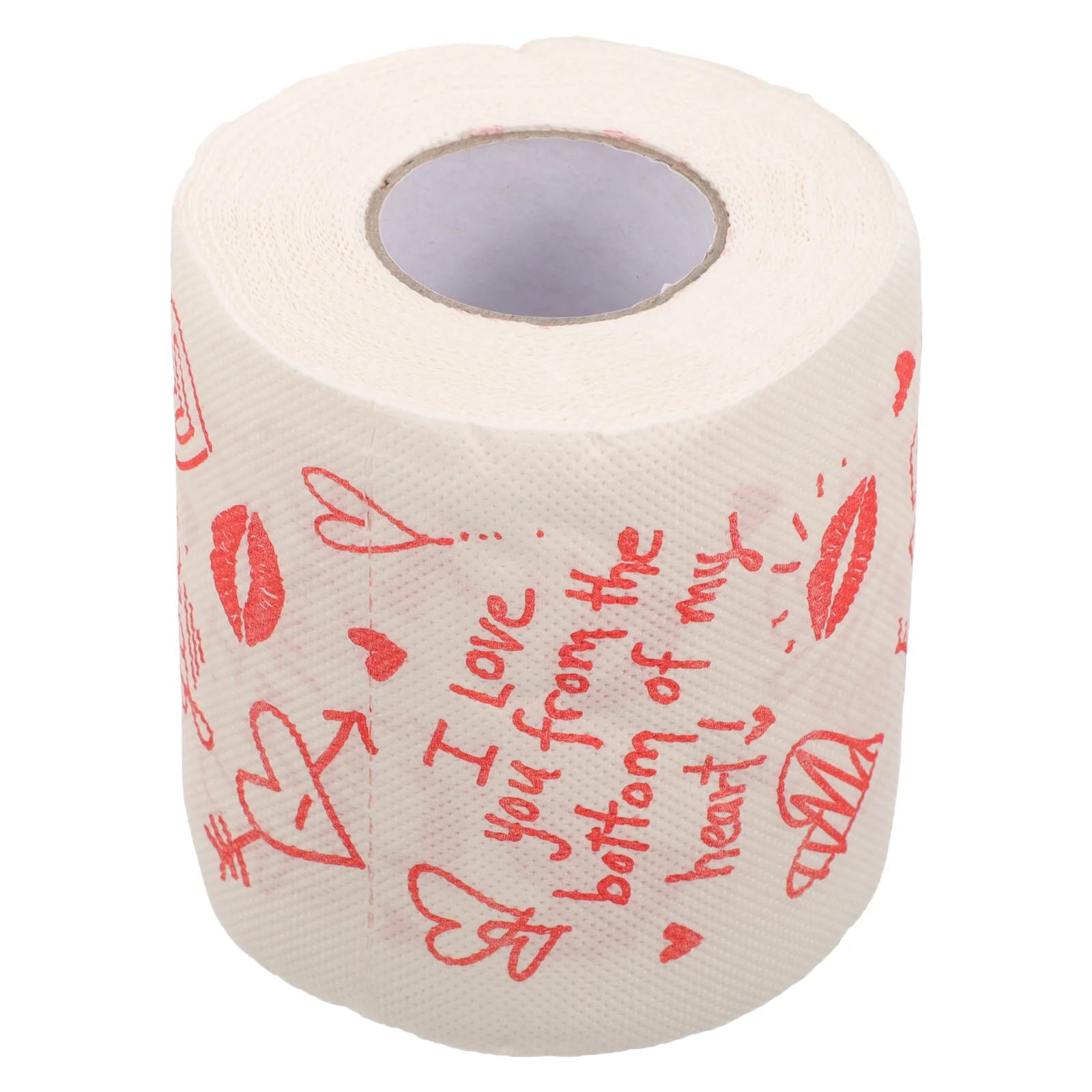 Love Valentine Printed Roll Paper Valentine Printing Napkin Bathroom Roll Tissue Toilet Paper