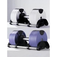 40K Adjustable Dumbbell 20KG 30KG Weights Set Fitness Equipment Gym for Body Building Custom 2024 Hot Sale in Stock