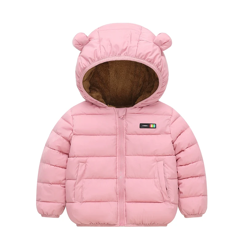 Winter Kids Cotton Coats Baby Boys Girls Reversible Snowsuit Cotton-Padded Parka Coats Russian Children Thicken Warm Jackets