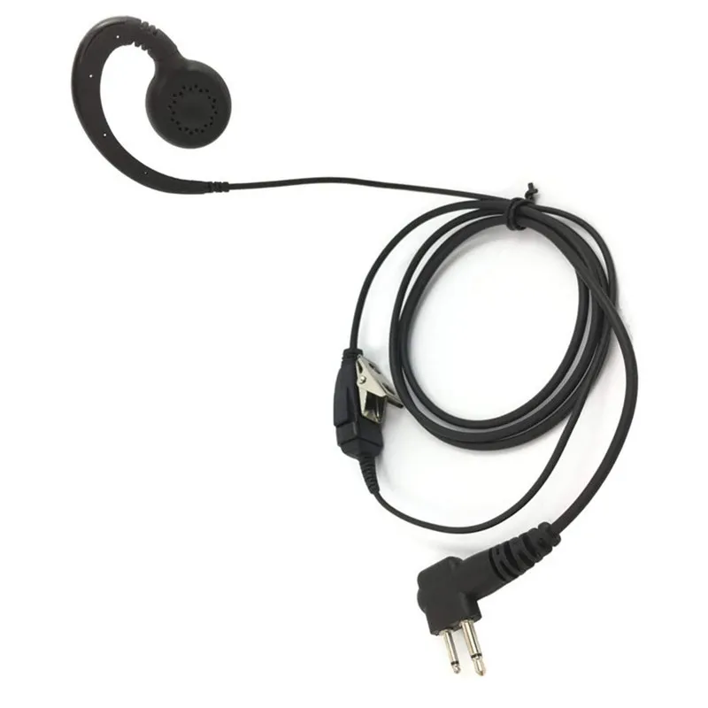 C-Shaped Earpiece Headset with PTT Mic for Motorola Walkie,1 Wire,Over Ear Swivel, CP100, CP200D, CLS1110, CLS1410, EP450, GP308