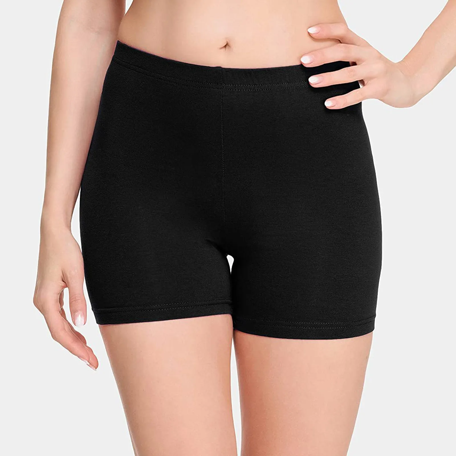 Stretchy Shorts Women Yoga Base Layer Workout Leggings Breathable Underwear Fitness Sportswear Casual Bottoms Resistance Band T1