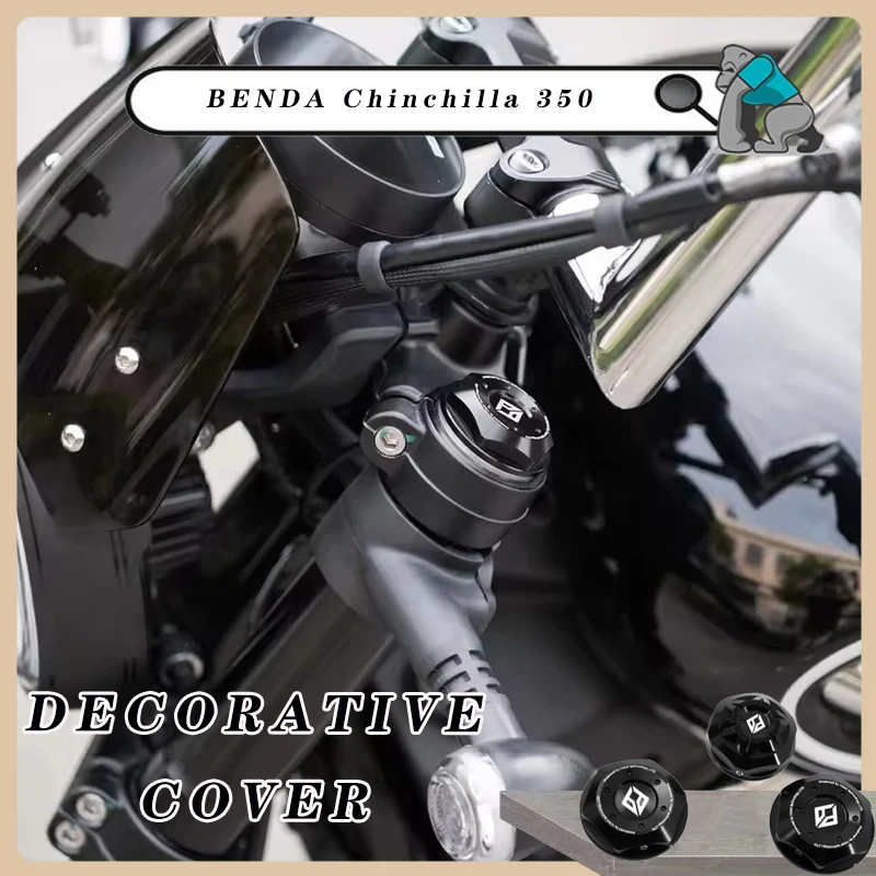 Benda Chinchilla 350 450 500 Rock 250 300 CNC Steel Motorcycle Yoke Cap Front Fork Cap Steering Column Shock Absorber Covers