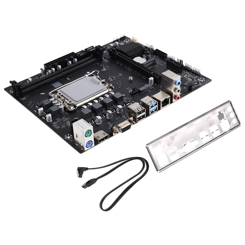 

H610S4 M4 Desktop Computer Motherboard LGA1700 CPU I5/I3 12400F/12100 DDR4 Memory RTL8111G/H 1000Mbps LAN