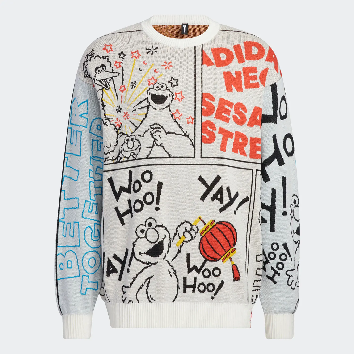 Adidas genuine NEO Sesame Street collaboration unisex sport round neck sweatshirt HD7294