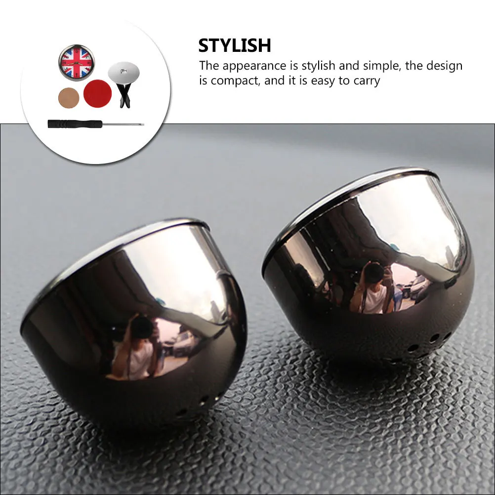 

Durable Stainless Steel Union Jack Clock for Car Interior Stylish Mini Design Easy to Install and Use Interior Union Jack Clock