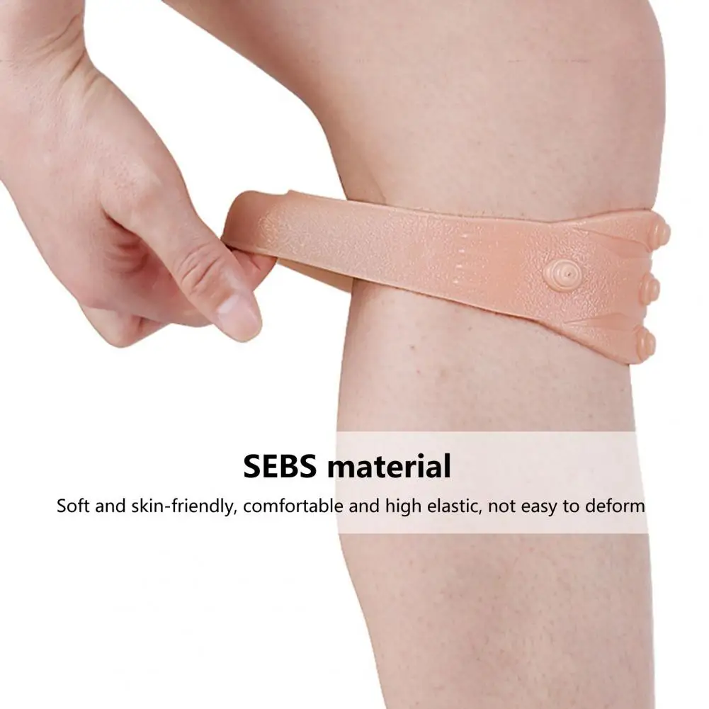 1Pc Magnetic Patella Knee Strap Flexible SEBS Compression Exercise Patella Band Knee Patella Arthritis Support Brace Knee Pads