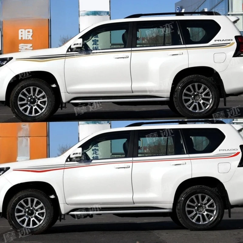 Car Vinyl Sticker FOR Toyota Prado Fashion Sports Decoration Custom Decal