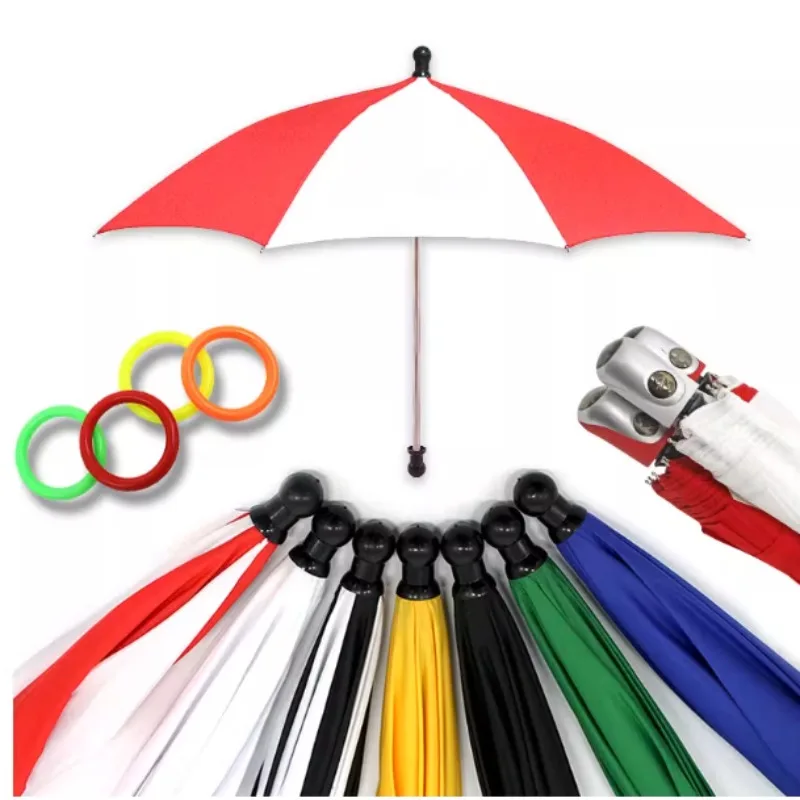 

Professional Parasol Production 25" Magic Umbrella – Silk To Umbrella Stage Trick Prop for Magicians (9 Colors) Magic Tricks