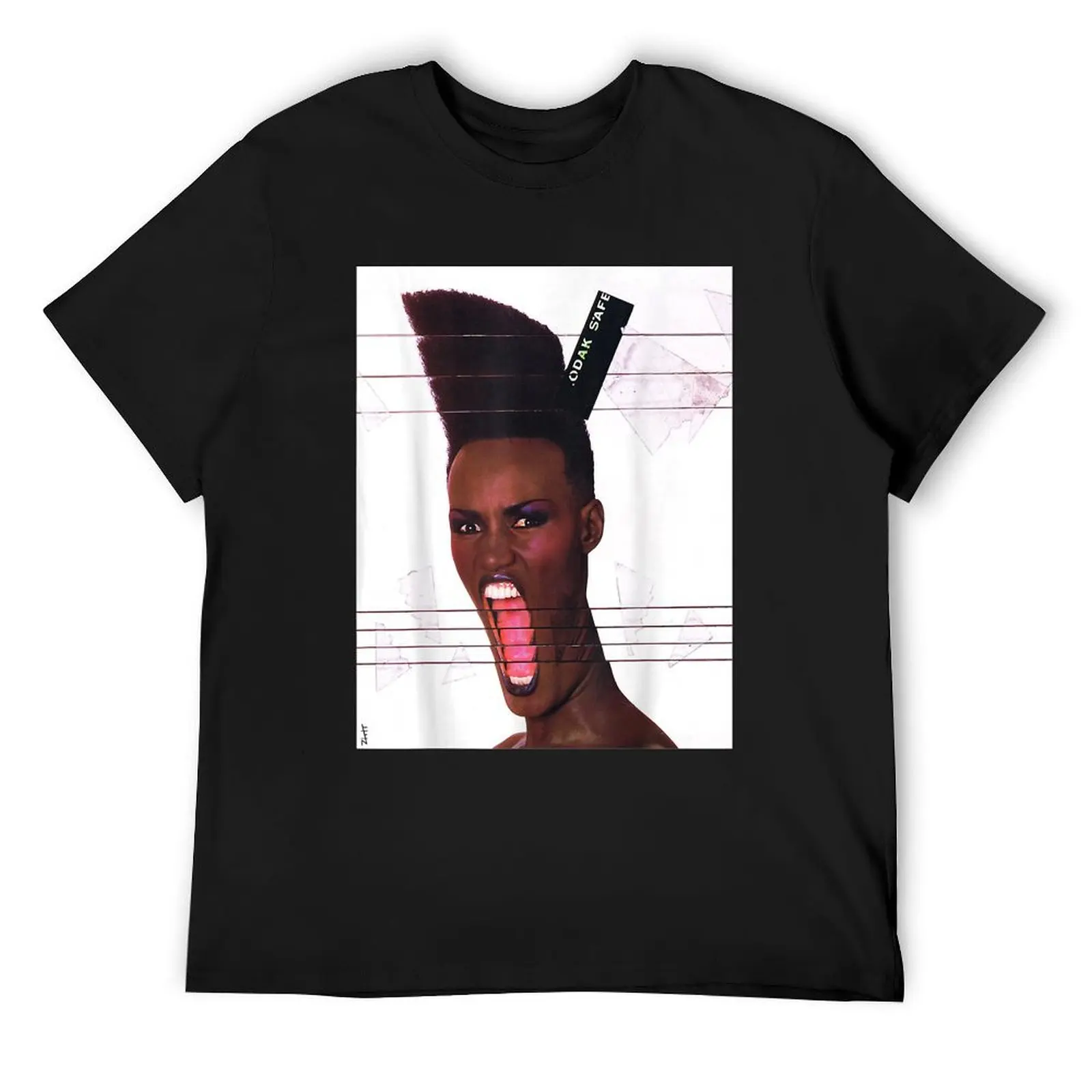 Grace Jones T-Shirt anime vintage t shirts mens t shirts top quality