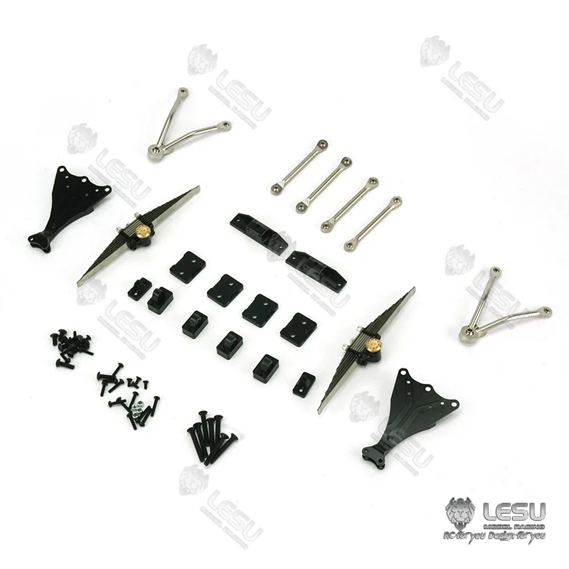 

Metal Raise 9MM Rear Suspension for 1/14 LESU RC A0009 3-Way Hydraulic Dumper Truck DIY Remote Control Toy Car Th16481