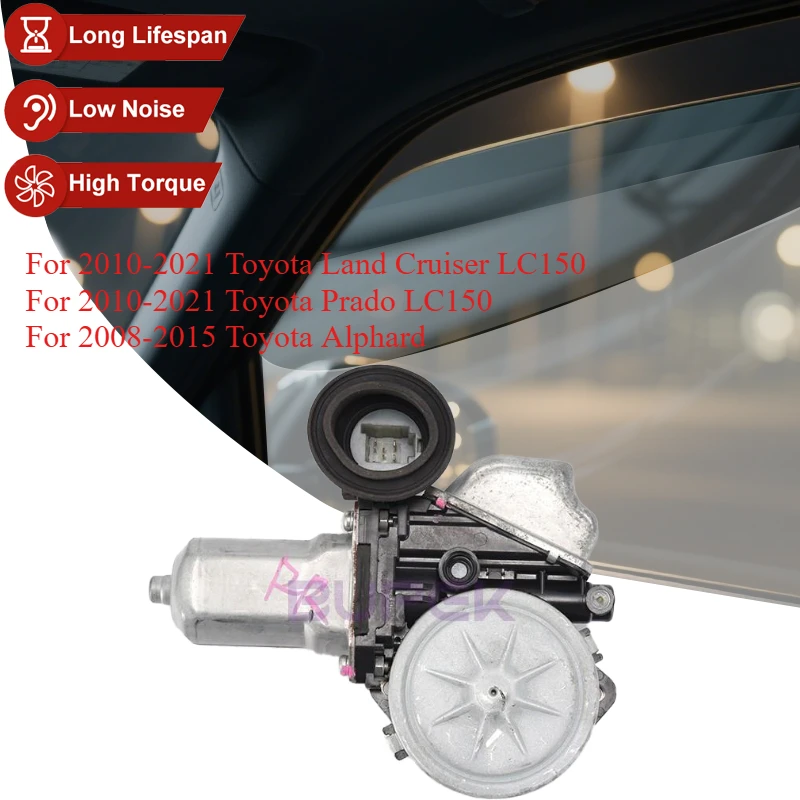 

BUPEK Rear Right Power Window Motor for 2010-2021 Toyota Land Cruiser LC150 Prado LC150 Alphard Electric Glass Regulator Module