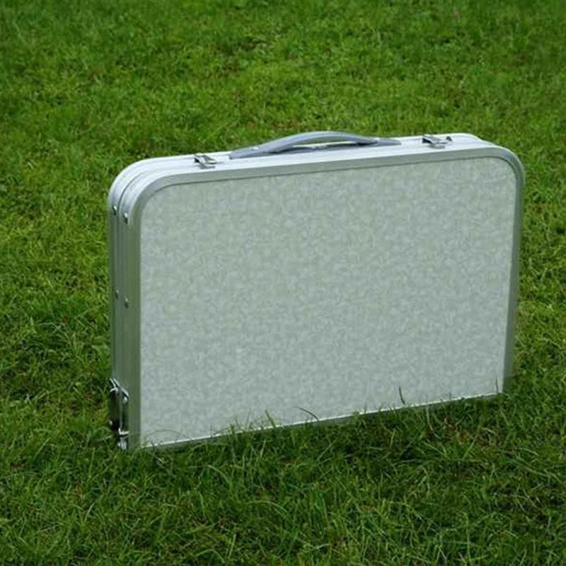 Hot Sale Lightweight Folding Camping Table Portable-Aluminum Foldable Picnic Table,Collapsible Dining Table For Indoor Outdoor