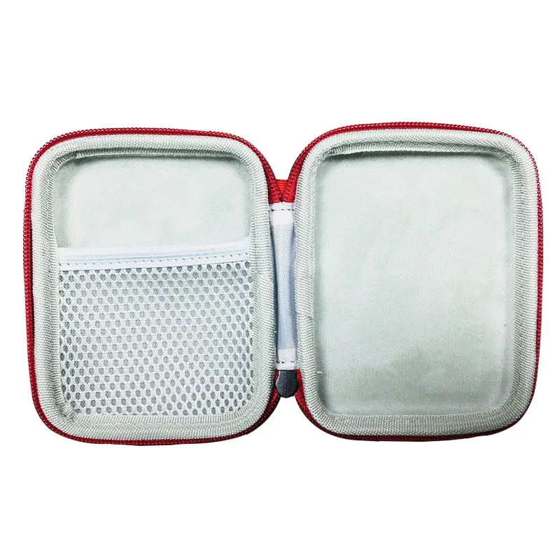 Miyoo Mini Plus 3.5인치 스크린 휴대용 비디오 게임 콘솔의 Tolex 가방 Waterproor 휴대용 미니 케이스 블랙 버전 레드 지퍼