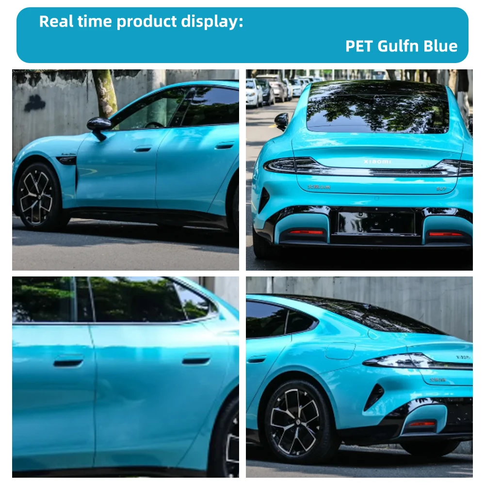 Super Bright Crystal Bay Blue  - Car Vinyl Wrap Roll 1.52X18M review and price