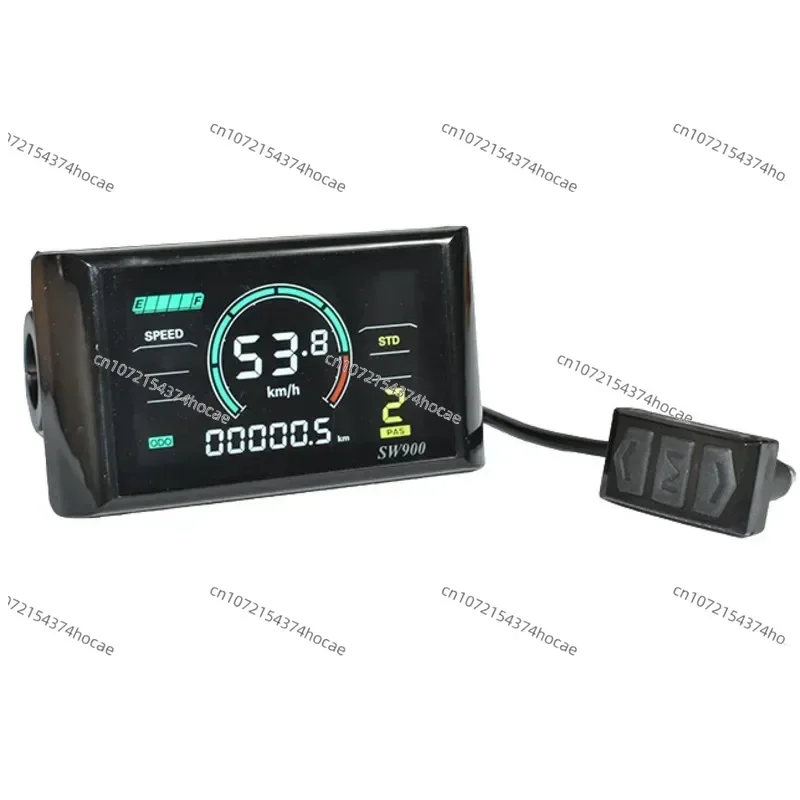 

24V-72V Universal SW900 Color Screen Electric Bicycle Scooter Lithium Battery USB LCD Instrument Display Screen Accessories